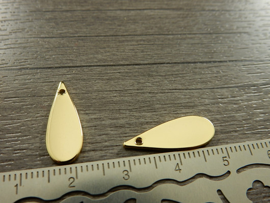Pisarariipus, 19x7mm, 18K/kulta, 1kpl