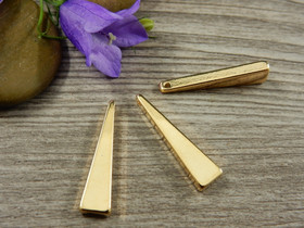 Kolmioriipus, 22x5mm, 18K/ kulta , 1kpl