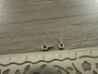 Silmukkaruuvi, 8x4x1mm, kromi, 10kpl