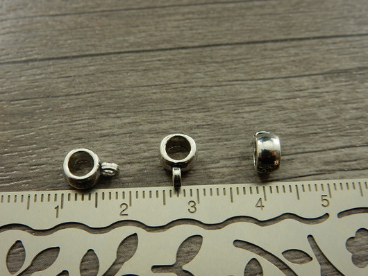 Riipuspidike, 9x6mm, kromi, 1kpl