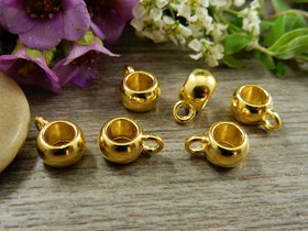 Riipuspidike, 8x5mm, kulta, 1kpl