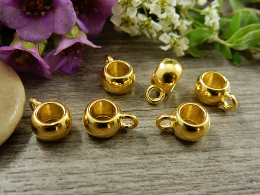 Riipuspidike, 8x5mm, kulta, 1kpl