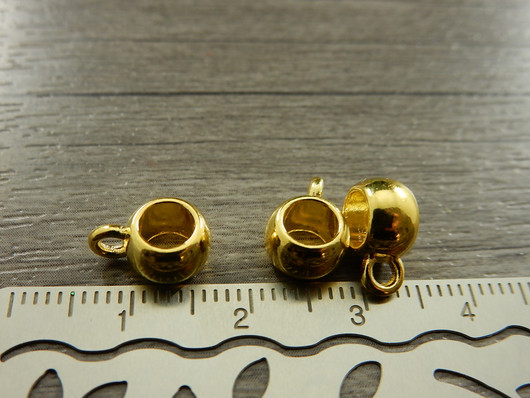 Riipuspidike, 8x5mm, kulta, 1kpl