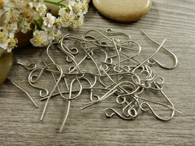 Korvakorukoukku, 17x19mm, rst, 10paria