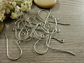 Korvakorukoukku, 16x27mm, rst, 10paria