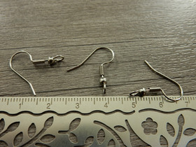 Korvakorukoukku 20x18mm, rst, 10paria