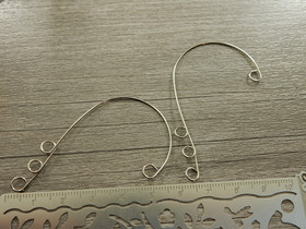 Korvantauskoru, 54x36mm, rst, 1pari