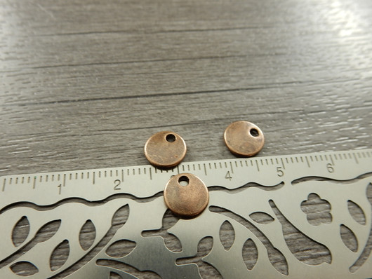 Ympyräriipus, 8mm, kupari, 1kpl