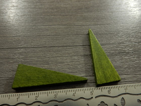 Puuriipus kartio, 40x14mm, maastonvihreä, 1kpl