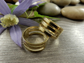 Välirenkaan avaaja, 18x9mm, kulta, 1kpl