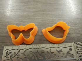 Muotti setti, eri kokoja, oranssi, 25kpl