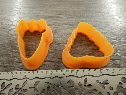Muotti setti, eri kokoja, oranssi, 25kpl
