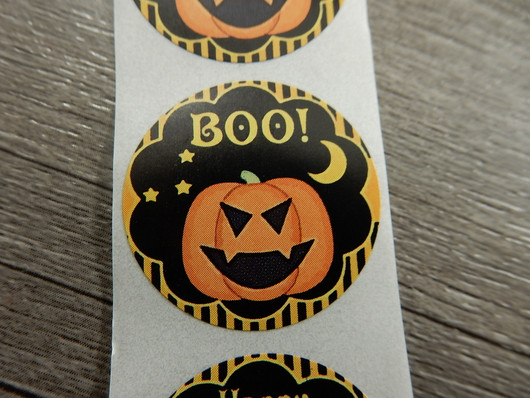 Halloween tarra, 25mm, moniväri, 10kpl