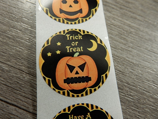 Halloween tarra, 25mm, moniväri, 10kpl