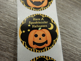 Halloween tarra, 25mm, moniväri, 10kpl