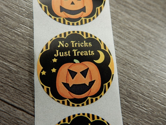 Halloween tarra, 25mm, moniväri, 10kpl