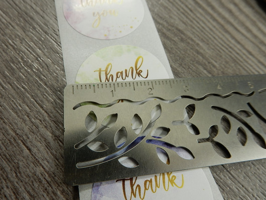 Thank you tarra, 25mm, moniväri, 10kpl