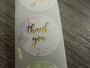 Thank you tarra, 25mm, moniväri, 10kpl