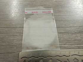 Sellofaanipussi, 4x6cm, kirkas, 1kpl