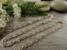 Ankkuriketju, 4x2.7x0.5mm, ruusukulta, 1kpl