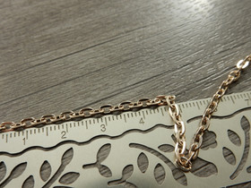 Ankkuriketju, 4x2.7x0.5mm, ruusukulta, 1kpl