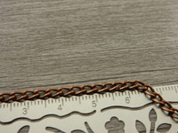Twistketju,3x5x0.8mm, kupari, 1m