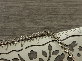 Roloketju, 3x1mm kirkashopea, 1m