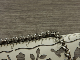 Roloketju, 4x1mm, rst, 1m