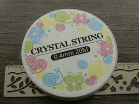 Joustolanka, 0.4mm, kirkas, 20m