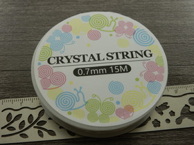 Joustolanka, 0.7mm, kirkas, 15m