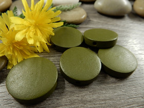 Puuhelmi, 20mm, maastonvihreä, 10kpl