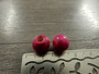 Puuhelmi, 10x9mm, pinkki, 10kpl