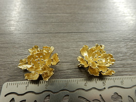 Kukkariipus, 20x18mm, kulta, 1kpl