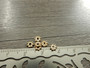 Metallihelmi rondelli, 4.5mm, vaaleakulta, 20kpl