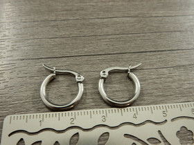 Korvakorurengas, 14x2mm, rst, 1pari