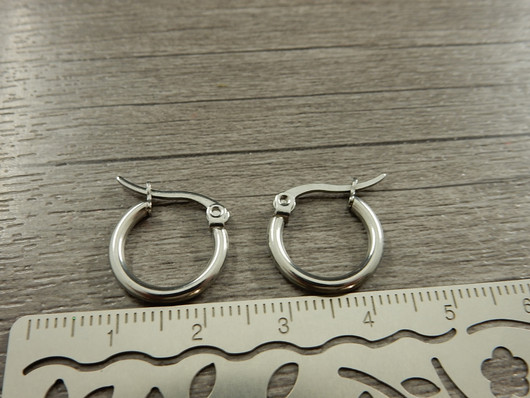 Korvakorurengas, 14x2mm, rst, 1pari