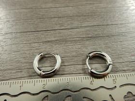 Korvakorurengas huggie, 14x2.5mm, rst, 1pari