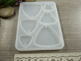 Silikonimuotti kolmiot, 105x75x6mm, 1kpl