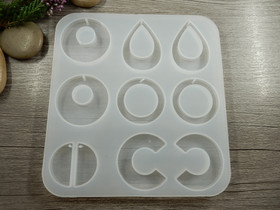 Silikonimuotti kuviot, 127x120x6mm, 1kpl