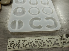 Silikonimuotti kuviot, 127x120x6mm, 1kpl