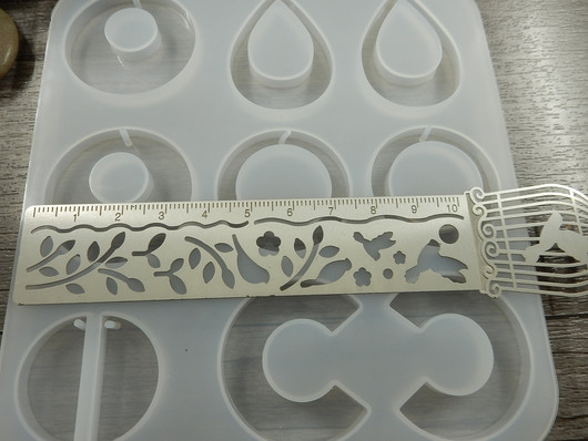 Silikonimuotti kuviot, 127x120x6mm, 1kpl