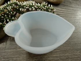 Mittakuppi+tikku sydän, 5.9x4.1x2.3cm, 1kpl