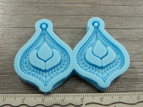 Silikonimuotti kuvio, 44x63x5.5mm, 1kpl