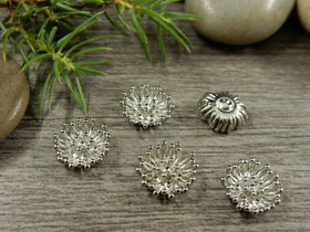 Koriste/ kapussi, 11x12x3mm, kromi, 5kpl