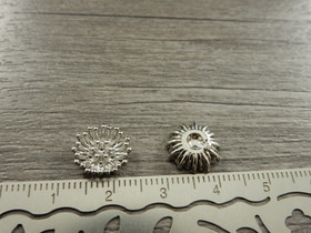 Koriste/ kapussi, 11x12x3mm, kromi, 5kpl