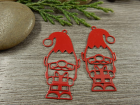 Tontturiipus, 37x21mm, punainen, 1kpl