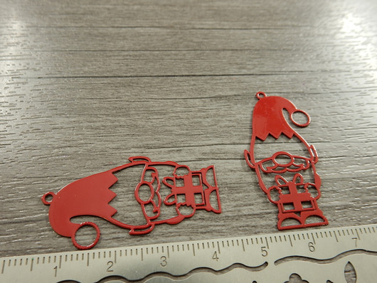Tontturiipus, 37x21mm, punainen, 1kpl