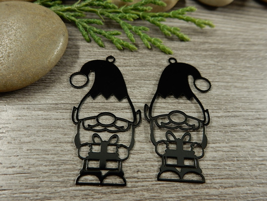 Tontturiipus, 37x21mm, musta, 1kpl