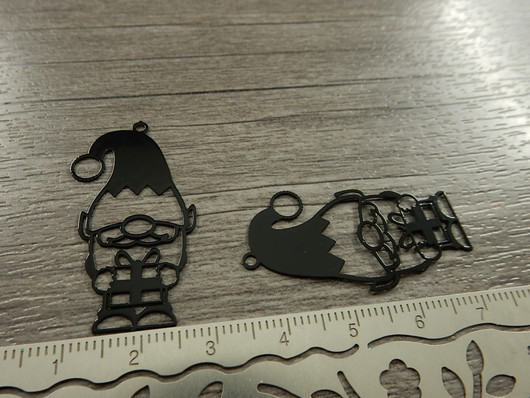 Tontturiipus, 37x21mm, musta, 1kpl