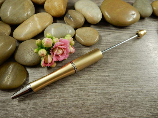 Helmikynä, n.15cm, kulta, 1kpl